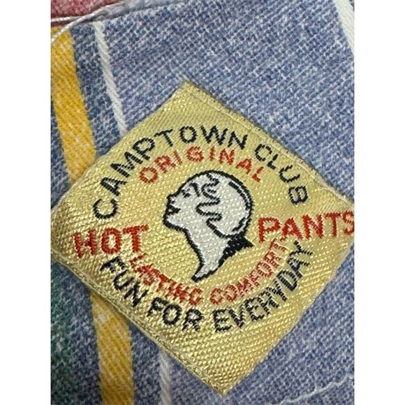 VTG Camptown Club Striped Lace Ruffle Hot Pants Shorts Size 11/12 Y2K 70s Retro - Picture 7 of 7